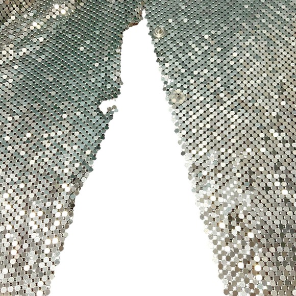 Paco Rabanne Chain Metal Mesh Mini Dress - Picture 10 of 11